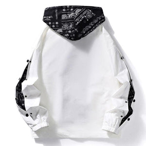 Paisley False Two piece Jackets Casual Streetwear - MRC STORETopMy StorePaisley False Two piece Jackets Casual Streetwear - MRC STOREMRC STORECJXZ212242408HSBlackL