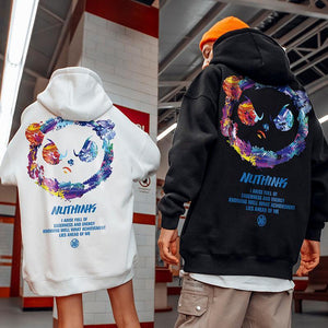 Panda Print Hooded Sweater Casual Loose - Fit Cotton Blend Hoodie - MRC STOREHoodieMy StorePanda Print Hooded Sweater Casual Loose - Fit Cotton Blend Hoodie - MRC STOREMRC STORECJWY136331509IRBlack2XL