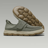 Perforated Breathable Velcro Casual Shoes - MRC STOREShoesMRC STOREGreen slip - on shoe with brown sole on a gray backgroundMRC STORECJNS239648801AZKhaki Green39