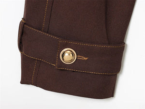 Piped Short Jacket & Flare Pants Set - MRC STOREsetMRC STOREPiped Short Jacket & Flare Pants Set MRC STORE MRC STORECJLS260800808HSPantsL