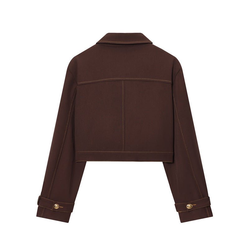 Piped Short Jacket & Flare Pants Set - MRC STOREsetMRC STOREPiped Short Jacket & Flare Pants Set MRC STORE MRC STORECJLS260800804DWTopL