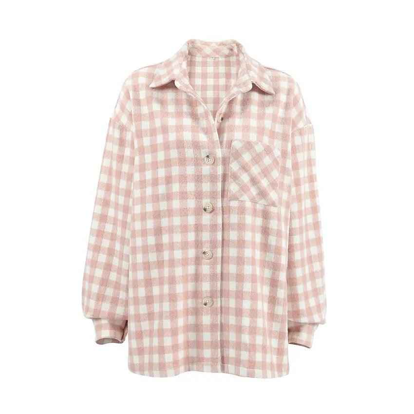 Plaid Loose Fashion Coat - MRC STORETopMy StorePlaid Loose Fashion CoatMRC STORECJQB210713303CXPlaidL