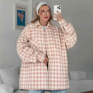 Plaid Loose Fashion Coat - MRC STORETopMy StorePlaid Loose Fashion CoatMRC STORECJQB210713303CXPlaidL