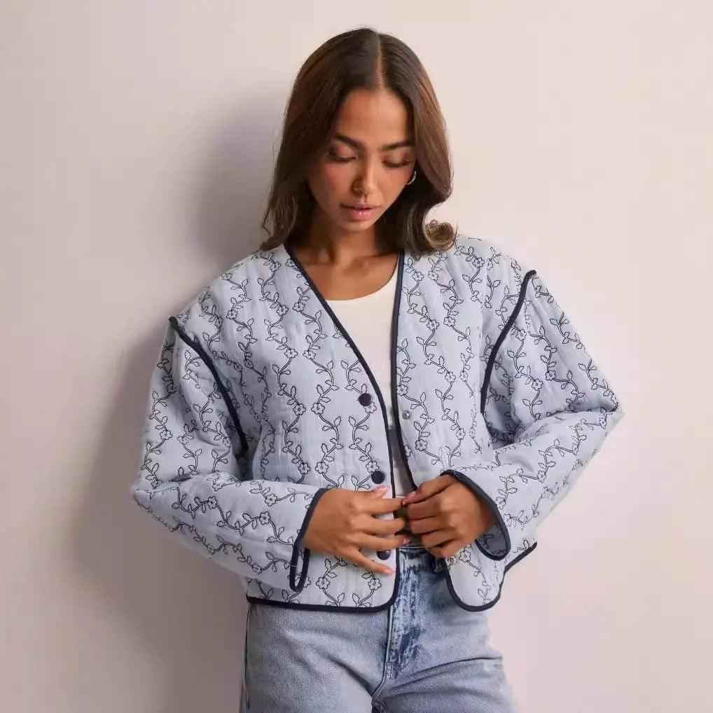 Printed Fashion Jacket - MRC STORETopMy StorePrinted Fashion JacketMRC STORECJYD210803103CXBlueL