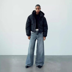 Pure Color Cotton Bread Coat – Outerwear Casual Loose Jacket - MRC STOREJacketsMRC STOREPure Color Cotton Bread Coat –Outerwear Casual Loose Jacket - MRC STOREMRC STORECJJK226298208HSBlackL