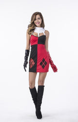 Red and Black Clown Halloween Costume for Women - Polyester Fiber Blend - MRC STOREHalloweenMy StoreRed and Black Clown Halloween Costume for Women - Polyester Fiber Blend - MRC STOREMRC STORECJFY203393902BYRed And BlackL