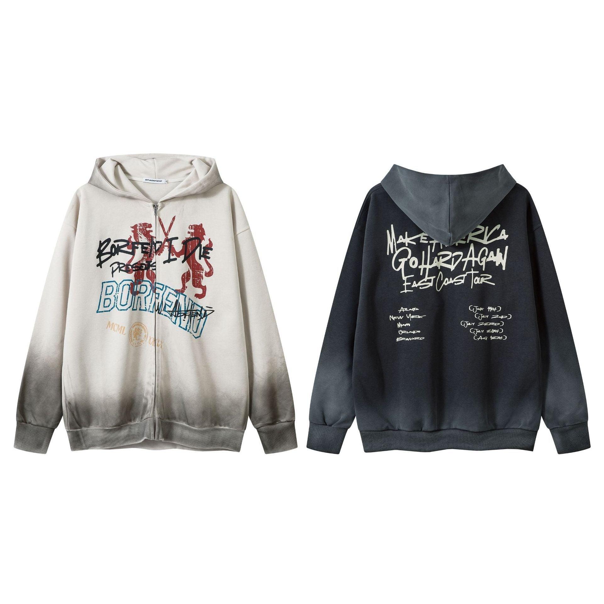 Retro Graffiti Zipper Hoodie – Trendy Fit - MRC STOREHoodieMy StoreAmerican Retro Graffiti Zipper Hoodie Cardigan – Trendy Comfort for Every Occasion - MRC STOREMRC STORECJWY217675208HSApricotL