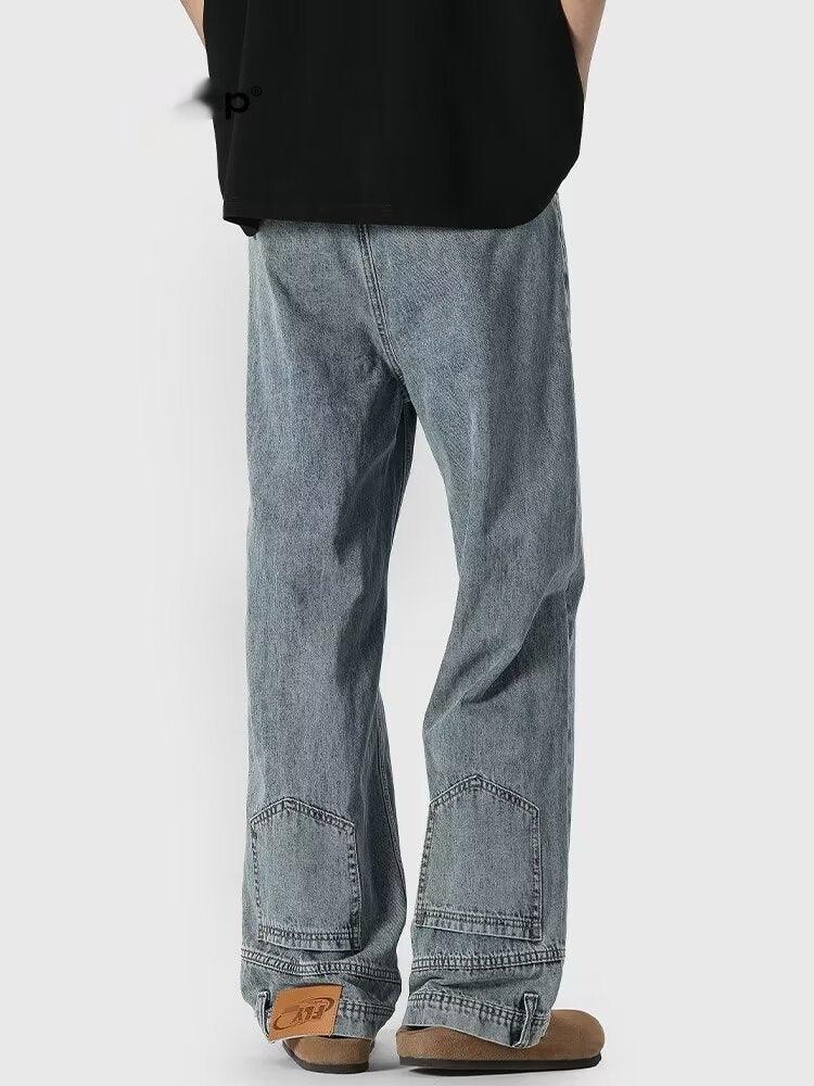 Retro High Street Jeans – Straight - Leg Loose Cotton Trousers for Couples - MRC STOREjeansMy StoreRetro High Street Jeans – Straight - Leg Loose Cotton Trousers for Couples - MRC STOREMRC STORECJXX228205005EVBlue2XL