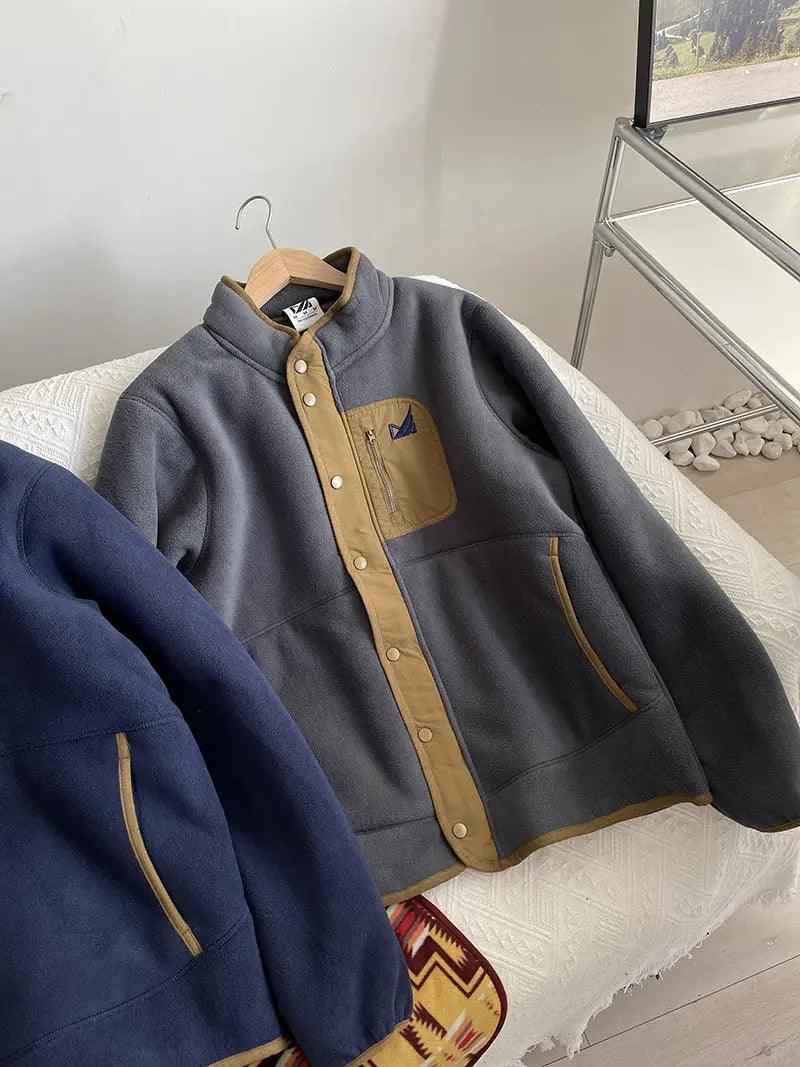 Retro Mountain Patchwork Sweater - MRC STORETopMy StoreRetro Mountain Patchwork SweaterMRC STORECJPK205923812LONavy Blue2XL