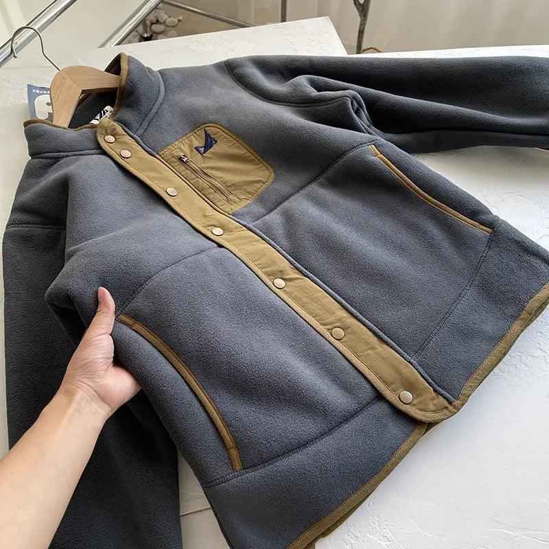 Retro Mountain Patchwork Sweater - MRC STORETopMy StoreRetro Mountain Patchwork SweaterMRC STORECJPK205923812LONavy Blue2XL