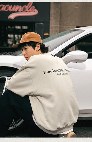 Retro Print Crew Neck Sweatshirt – Loose Fit - MRC STORETopMy StoreRetro American Printed Crew Neck Sweatshirt - Loose Fit Street Fashion Pullover - MRC STOREMRC STORECJWY215958110JQApricotL