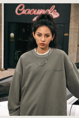 Retro Print Crew Neck Sweatshirt – Loose Fit - MRC STORETopMy StoreRetro American Printed Crew Neck Sweatshirt - Loose Fit Street Fashion Pullover - MRC STOREMRC STORECJWY215958110JQApricotL