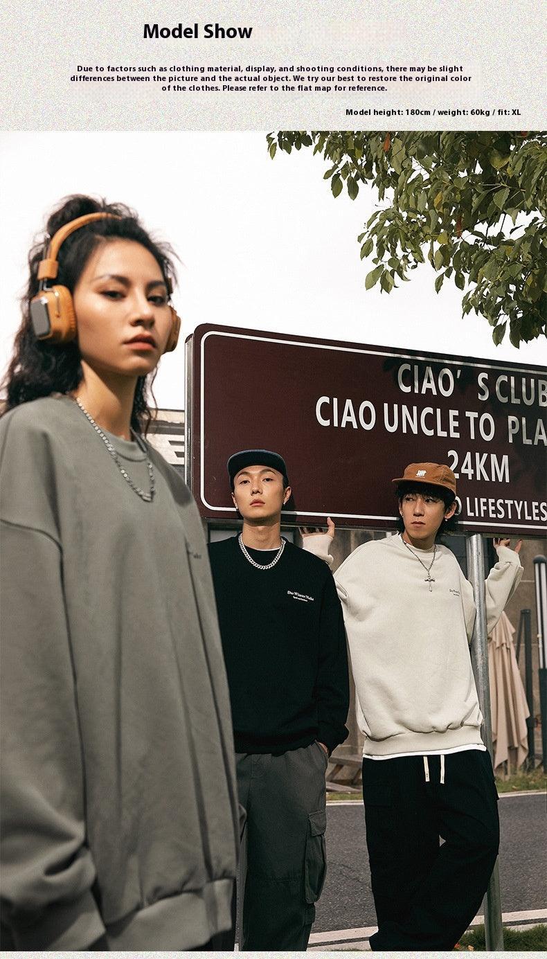 Retro Print Crew Neck Sweatshirt – Loose Fit - MRC STORETopMy StoreRetro American Printed Crew Neck Sweatshirt - Loose Fit Street Fashion Pullover - MRC STOREMRC STORECJWY215958110JQApricotL