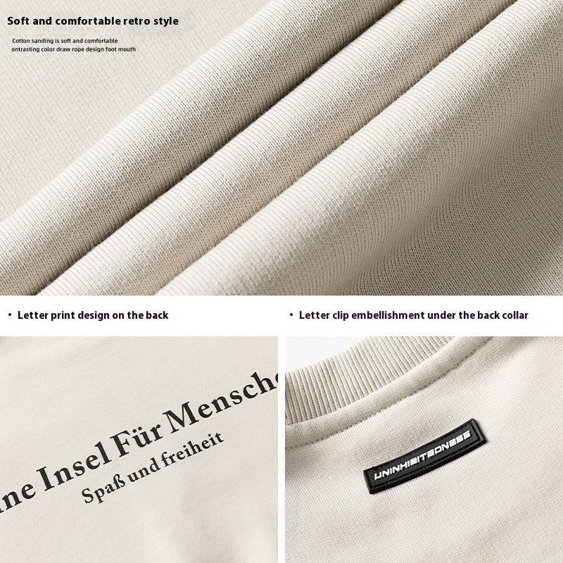 Retro Print Crew Neck Sweatshirt – Loose Fit - MRC STORETopMy StoreRetro American Printed Crew Neck Sweatshirt - Loose Fit Street Fashion Pullover - MRC STOREMRC STORECJWY215958110JQApricotL