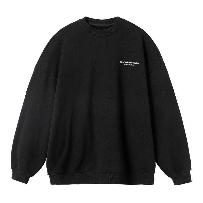 Retro Print Crew Neck Sweatshirt – Loose Fit - MRC STORETopMy StoreRetro American Printed Crew Neck Sweatshirt - Loose Fit Street Fashion Pullover - MRC STOREMRC STORECJWY215958102BYBlackL