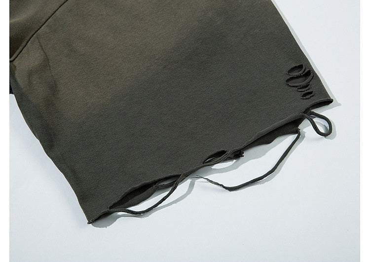 Retro T-Shirt - Tattered Loose Print - MRC STORET-ShirtsMy StoreMen’s Retro T-Shirt - Tattered Loose Print My Store MRC STORECJYH235425005EVBlack2XL