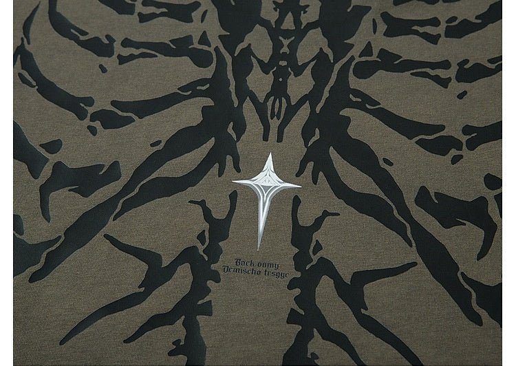 Retro T-Shirt - Tattered Loose Print - MRC STORET-ShirtsMy StoreMen’s Retro T-Shirt - Tattered Loose Print My Store MRC STORECJYH235425005EVBlack2XL