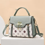 Retro Women’s Shoulder Bag – Printed PVC - MRC STOREAccessoriesMy StoreElegant European Retro Shoulder Bag with Gold Flamingo Detail and Printed Design - MRC STOREMRC STORECJNS216525003CXGreen