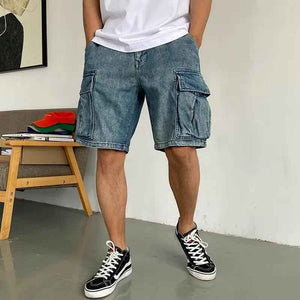 Retro Workwear Shorts - MRC STOREbottomsMy StoreRetro Workwear ShortsMRC STORECJXX203468302BYBlueL