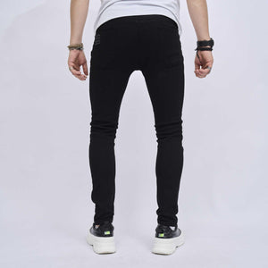 Ripped Slim Fit Skinny Elastic Jeans - Stylish and Comfortable Denim for Teens - MRC STORE