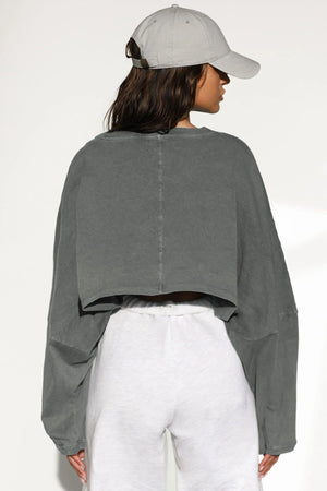 Round Neck Distressed Sweater – Short Sports - MRC STORESweaters & HoodiesMy StoreWomen's Round Neck Distressed Sports Sweater – European & American Short Pullover - MRC STOREMRC STORECJWY215995831EVReactive BlackL