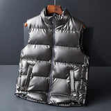 Shiny Down Cotton Fashion Vest Jacket - MRC STORETopMy StoreShiny Down Cotton Fashion Vest Jacket - MRC STOREMRC STORECJYR147814030DWGold2XL