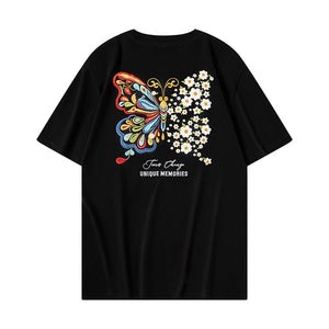 Short - Sleeve Butterfly Light - Changing T-Shirt – Cartoon Embroidery Fashion - MRC STORET-ShirtsMy StoreShort - Sleeve Butterfly Light - Changing T-Shirt – Cartoon Embroidery Fashion - MRC STOREMRC STORECJYH225655003CXBlackL