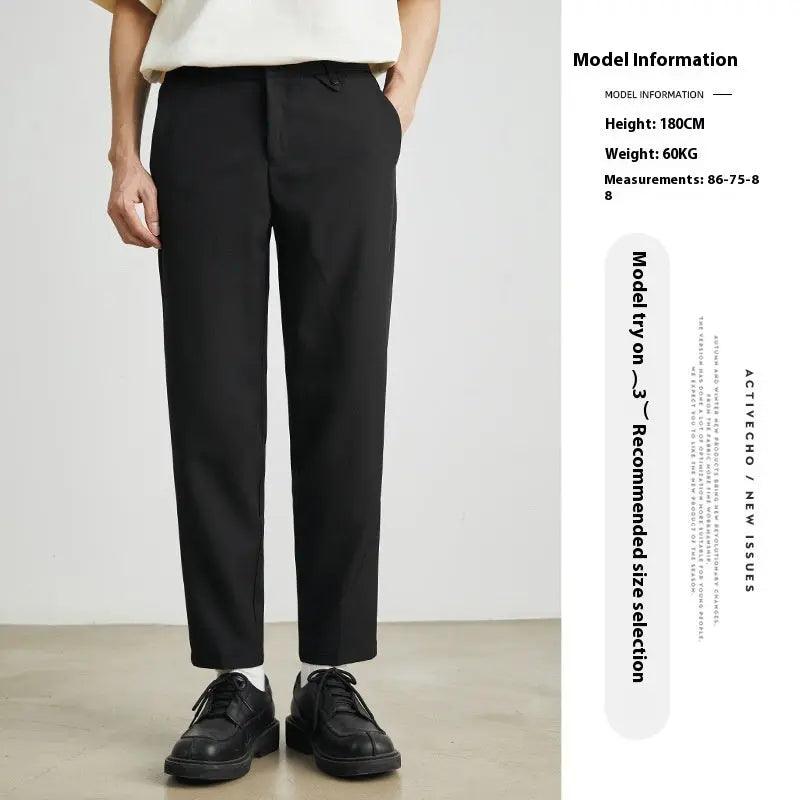 Slim Ankle Length Casual Pants - MRC STOREbottomsMy StoreSlim Ankle Length Casual Pants - MRC STOREMRC STORECJXX207727908HSBlack29
