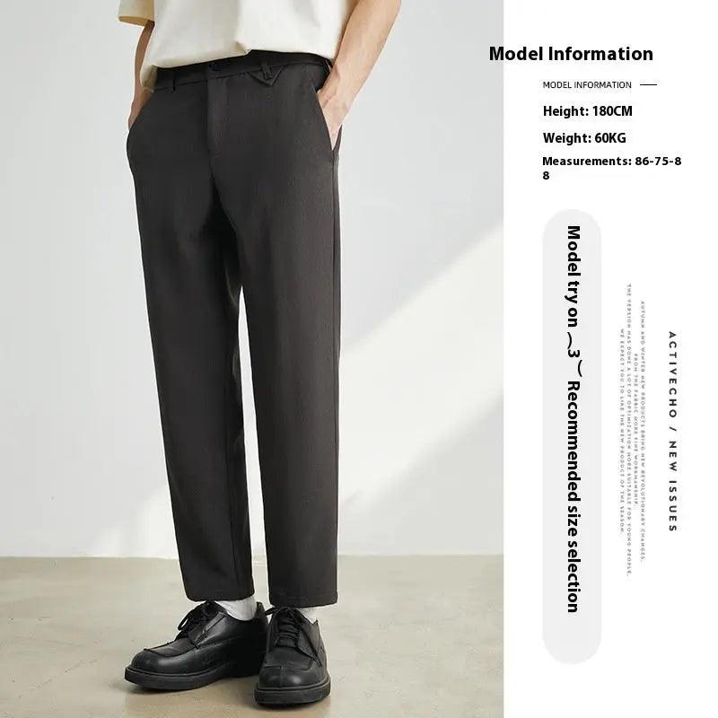 Slim Ankle Length Casual Pants - MRC STOREbottomsMy StoreSlim Ankle Length Casual Pants - MRC STOREMRC STORECJXX207727915OLGray29