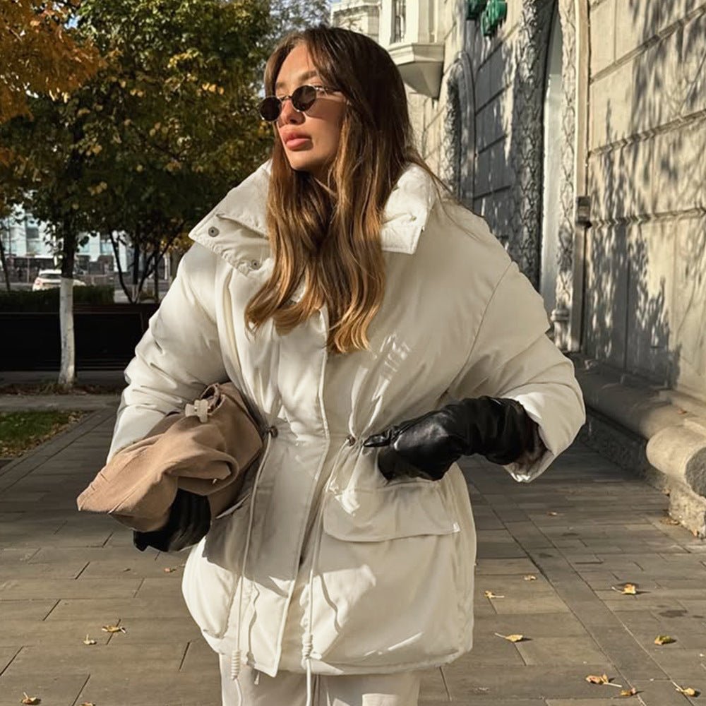 Slim - Fit Cottonpadded Drawstring Waisttight Jacket - MRC STOREJacketsMRC STORESlim - Fit Cottonpadded Drawstring Waisttight Jacket MRC STORE  65.00MRC STORECJJK255501003CXBeigeL