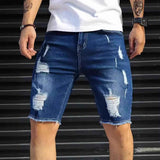 Slim Fit Denim jean Shorts - MRC STOREbottomsMy StoreSlim Fit Denim jean ShortsMRC STORECJYD208167216PK2XLDark Blue