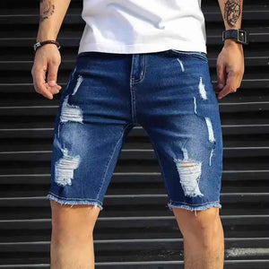 Slim Fit Denim jean Shorts - MRC STOREbottomsMy StoreSlim Fit Denim jean ShortsMRC STORECJYD208167216PK2XLDark Blue