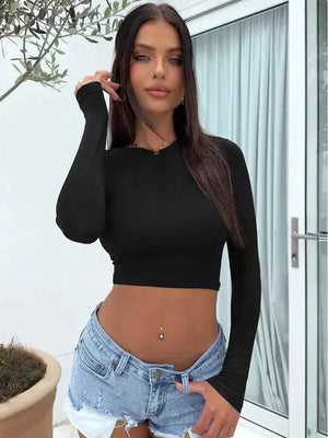 Slim Fit Long Sleeve T-Shirt - MRC STOREclothesMRC STORESlim Fit Long Sleeve T-ShirtMRC STORECJCS191114728BYBlackL