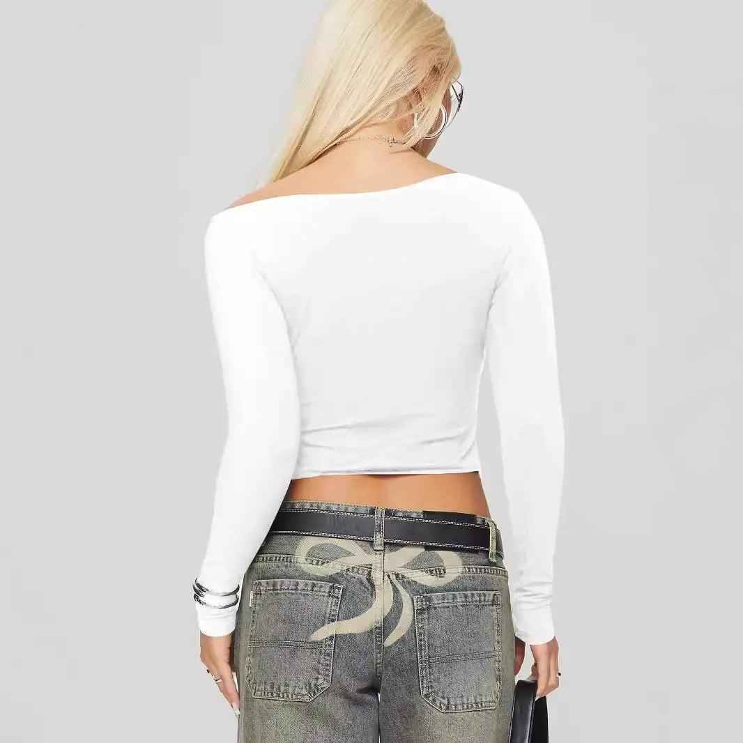 Slim Fit Long Sleeve Top - MRC STORETopMy StoreSlim Fit Long Sleeve TopMRC STORECJCS210178815OLPurplish BlueL