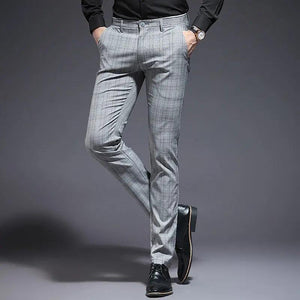 Slim Fit Plaid Pants - MRC STOREbottomsMy StoreSlim Fit Plaid Pants - MRC STOREMRC STORECJNSXZHL00135-662Grey check-28662Grey check28