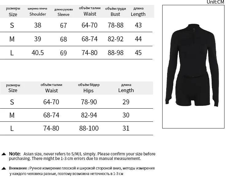 Slim Fit Zipper Sports Suit - MRC STORETopMy StoreSlim Fit Zipper Sports Suit - MRC STOREMRC STORECJLS211625603CXBlackL