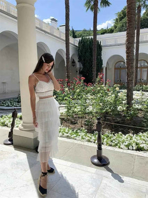 Slim V Neck Camisole - MRC STOREtopMRC STORESlim V Neck CamisoleMRC STORECJNSSYCS04116-White-LWhiteL