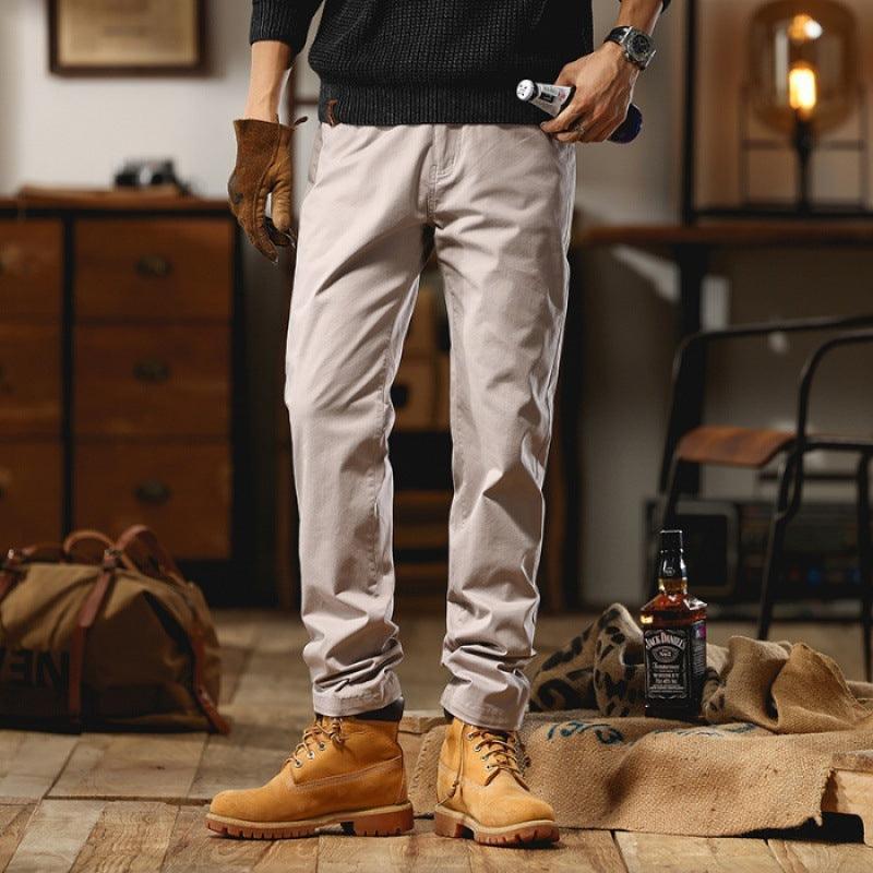 Solid Color Business Style Slim - Fitting Long Pants - MRC STOREbottomsMy StoreSolid Color Business Style Slim - Fitting Long Pants - MRC STOREMRC STORECJXX214211810JQLight Gray28