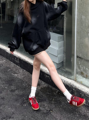 Splash Ink Hooded Pullover – Loose Sweater - MRC STOREHoodieMy StoreSplash - Ink Spray Paint Loose Hooded Pullover Sweater - Street Fashion for Youth in Pink, White, & Black - MRC STOREMRC STORECJWY210729511KPBlackL