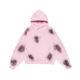 Splash Ink Hooded Pullover – Loose Sweater - MRC STOREHoodieMy StoreSplash - Ink Spray Paint Loose Hooded Pullover Sweater - Street Fashion for Youth in Pink, White, & Black - MRC STOREMRC STORECJWY210729503CXPinkL