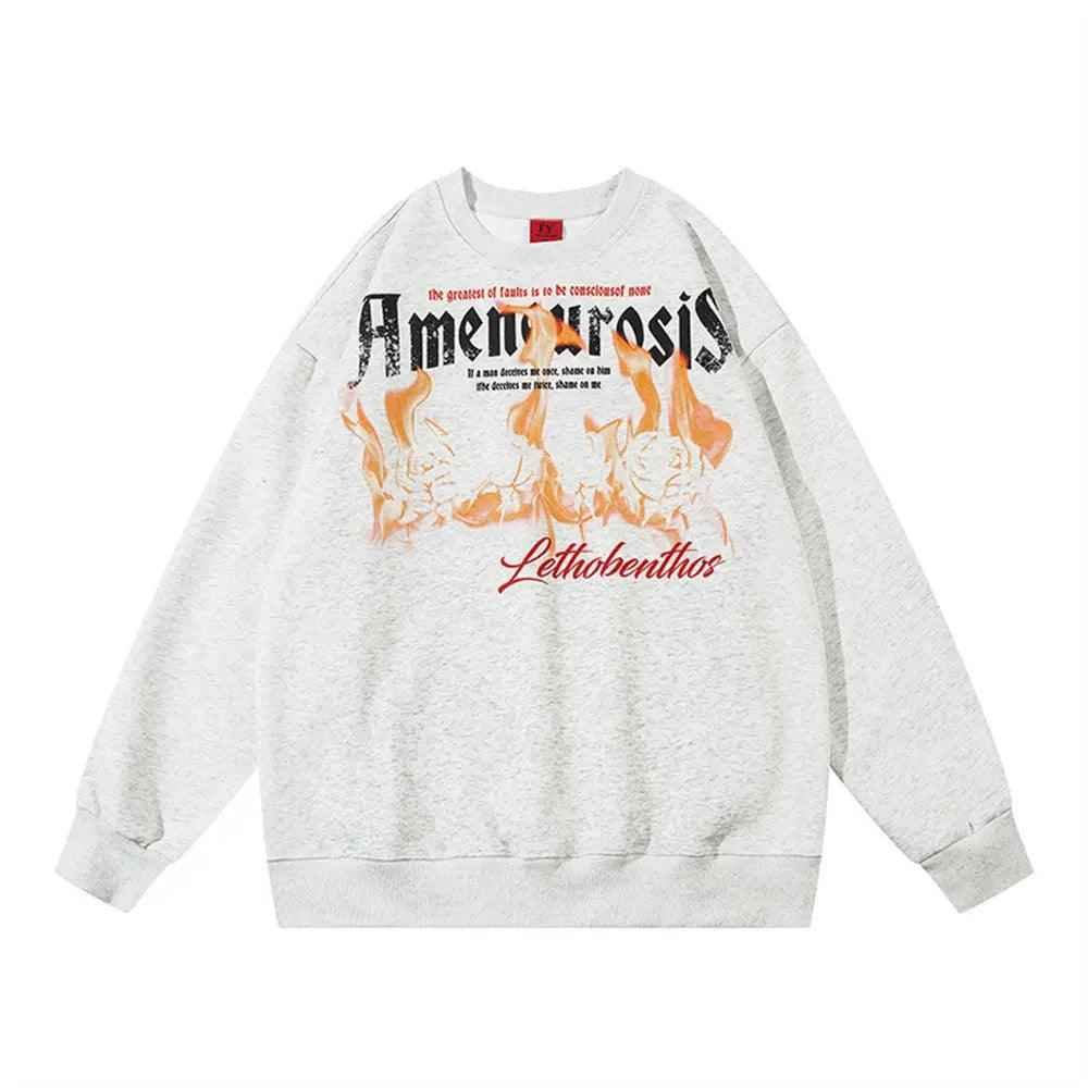 Spray Paint Letter Sweater - MRC STORETopMy StoreSpray Paint Letter SweaterMRC STORECJWY209618303CXBlackL