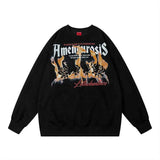 Spray Paint Letter Sweater - MRC STORETopMy StoreSpray Paint Letter SweaterMRC STORECJWY209618303CXBlackL