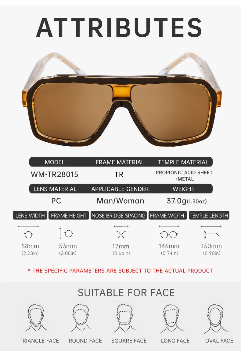 Square Sunglasses Men - Euro Fashion Style - MRC STOREAccessoriesMy StoreSquare Sunglasses Men - Euro Fashion StyleMRC STORECJCF229663108HSC8