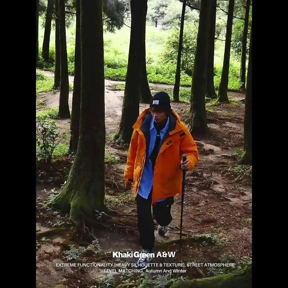 Street Windproof Hooded Cotton Jacket - MRC STORETopMy StoreKhaki Green Street Windproof Hooded Cotton Jacket - MRC STOREMRC STORECJYR165417005EVKhakiL