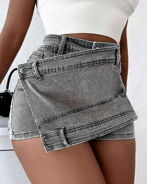 Stretch Vintage Denim Shorts - MRC STOREjeansMy StoreStretch Vintage Denim ShortsMRC STORECJDK204658521UFGrey2XL