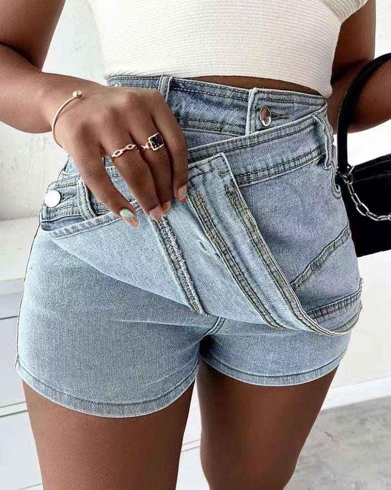 Stretch Vintage Denim Shorts - MRC STOREjeansMy StoreStretch Vintage Denim ShortsMRC STORECJDK204658521UFGrey2XL