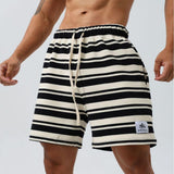 Striped Moisture - Wicking Sports Shorts - MRC STOREShortsMy StoreStriped Moisture Wicking Sports Shorts – Casual Fitness Wear - MRC STOREMRC STORECJDK222888004DWBlack2XL