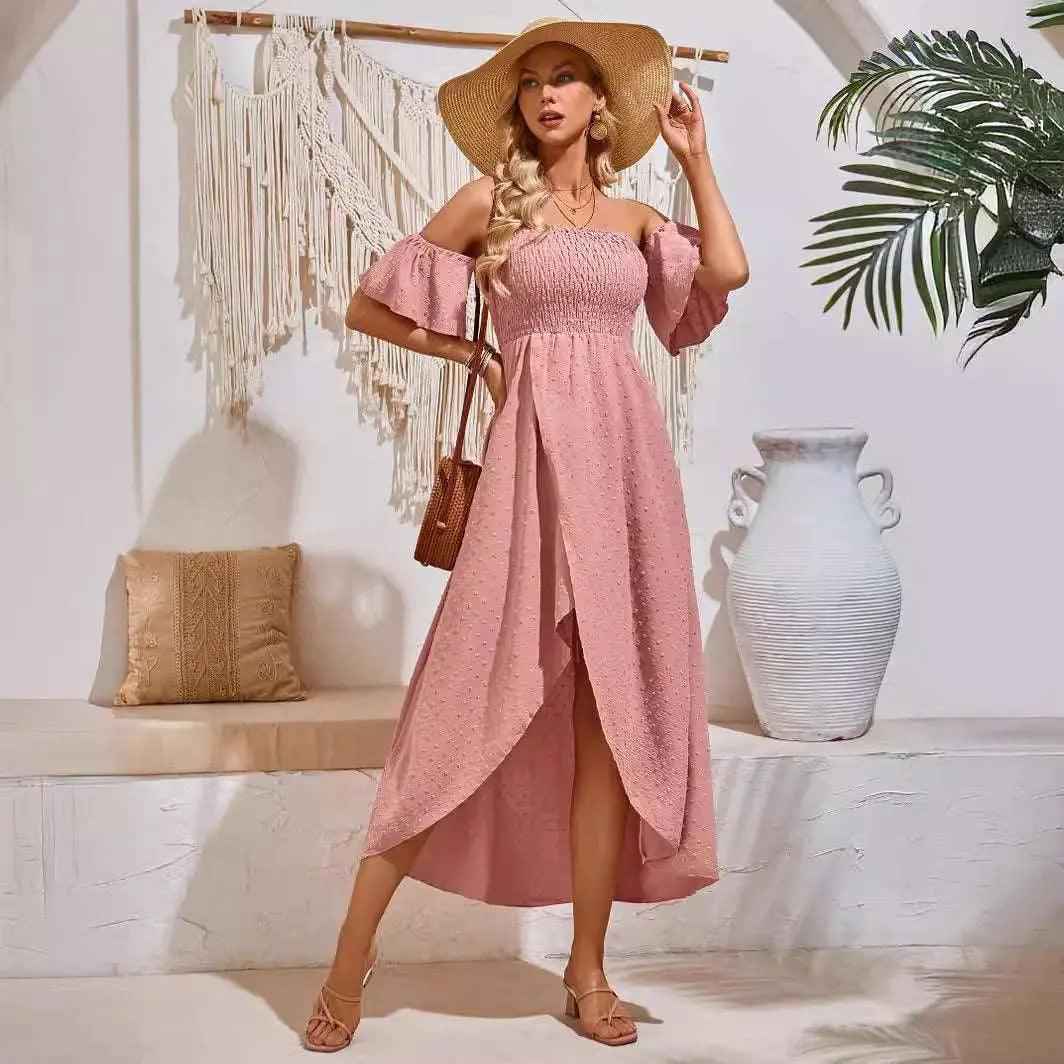 Summer Fashion Long Beach Dress - MRC STOREclothesMy StoreSummer Fashion Long Beach DressMRC STORECJLY205743603CXPinkL