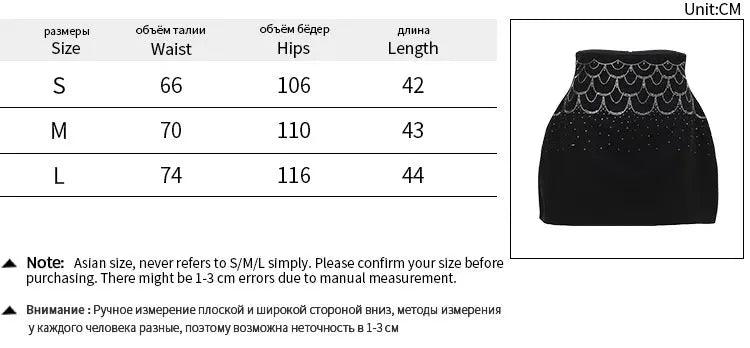 Summer Rhinestone Skirt - MRC STOREbottomsMy StoreSummer Rhinestone Skirt - MRC STOREMRC STORECJQZ211545103CXBlackL