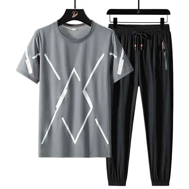 Summer Silk Sports Suit - MRC STOREsports suitMy StoreSummer Silk Sports SuitMRC STORECJTW199248917QJGray5XL